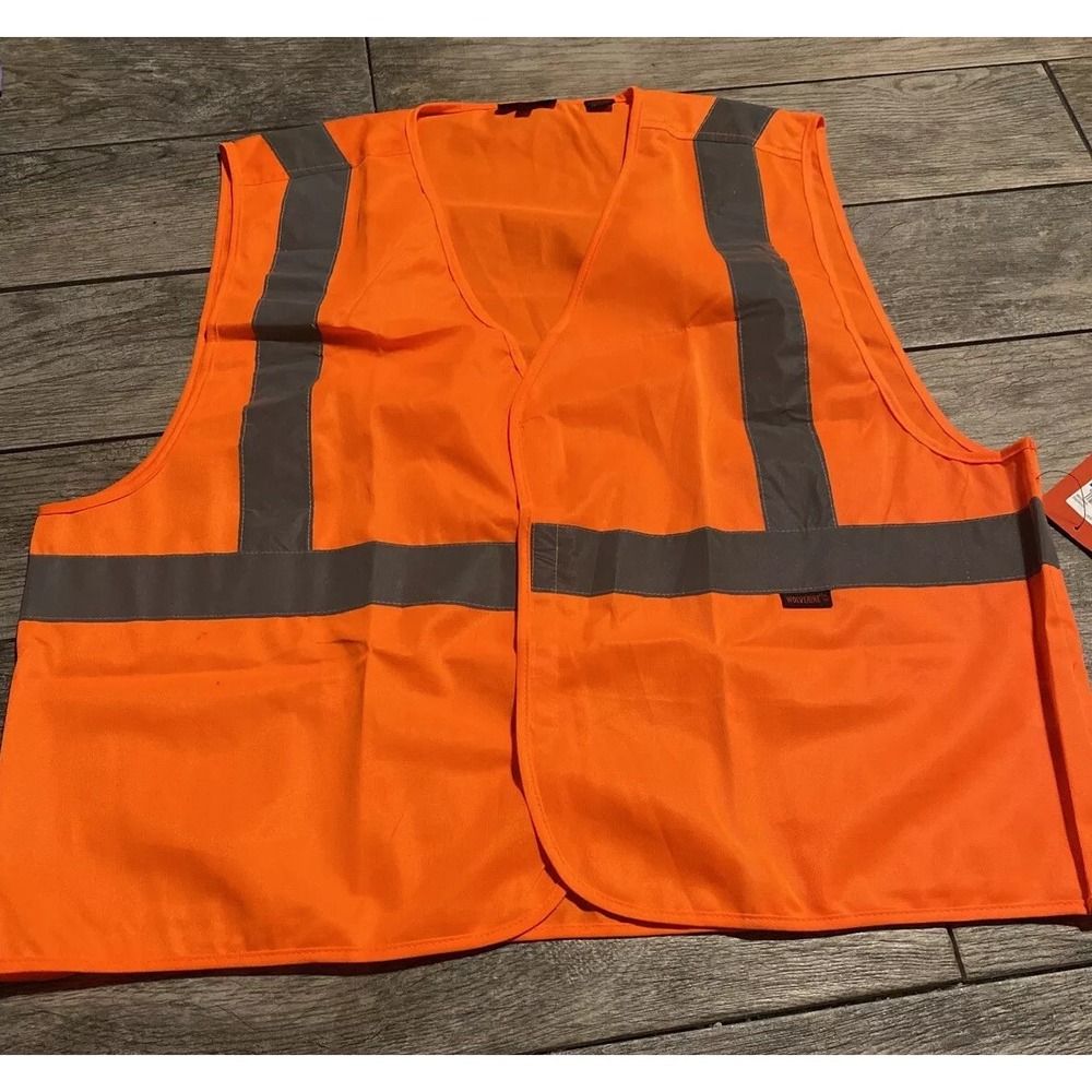 New Wolverine Workwear Blaze Lightweight Blaze Orange ReflectIve Sz XL Mens‎